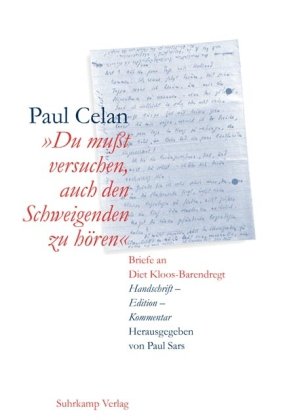 »Du mußt versuchen, auch den Schweigenden zu hören«: Briefe an Diet Kloos-Barendregt Essays & Short Stories