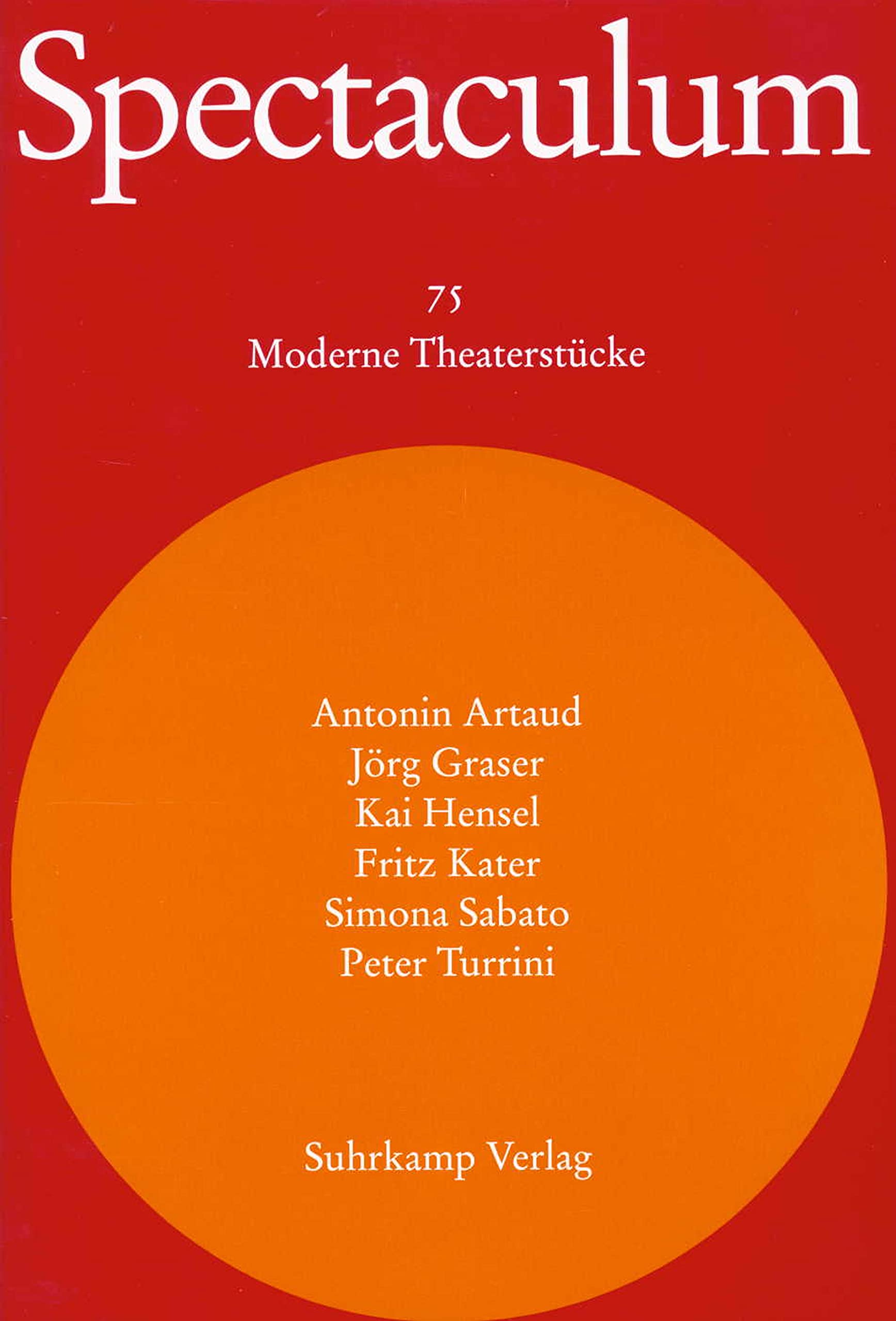 Spectaculum 75 Contemporary literature Books