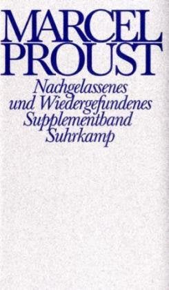 Nachgelassenes und Wiedergefundenes: Supplementband zur Frankfurter Ausgabe Classics