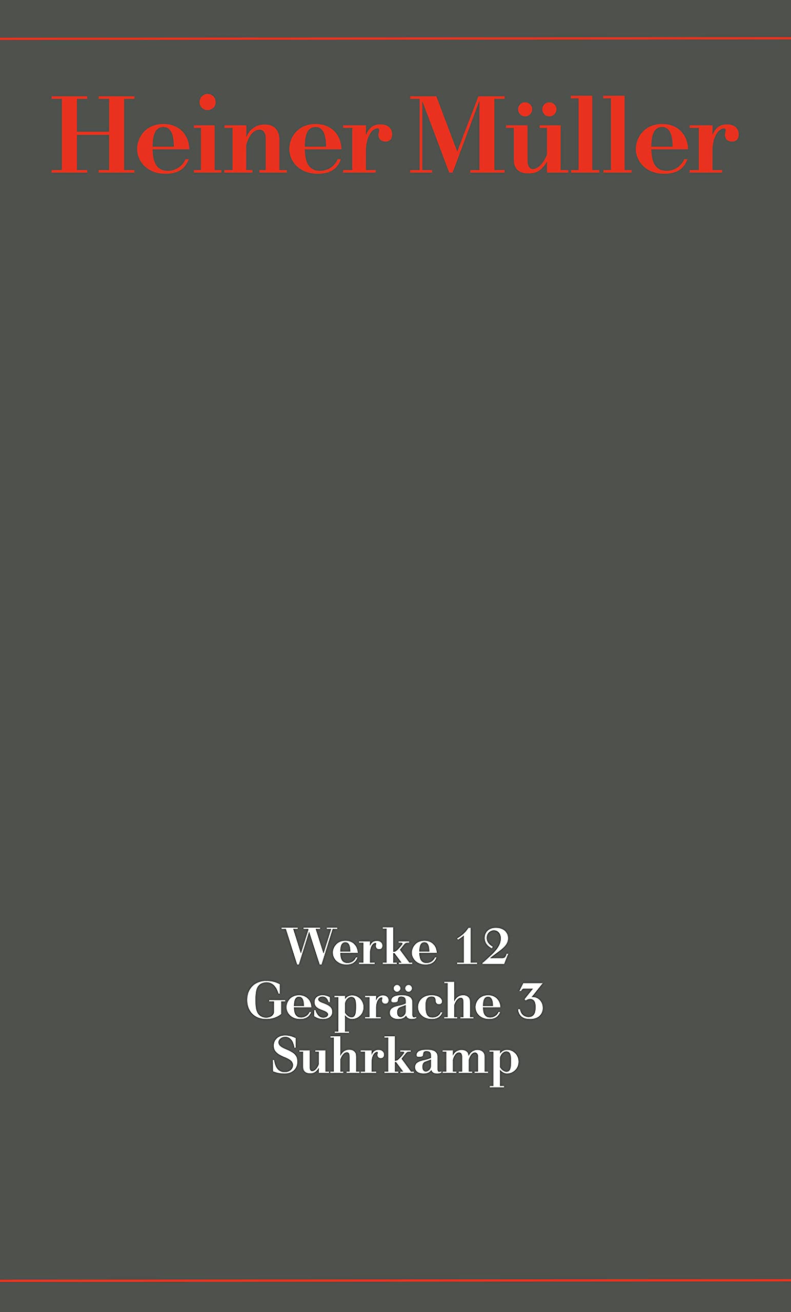 Werke: Band 12: Gespräche 3. 1991-1995 Essays & Short Stories