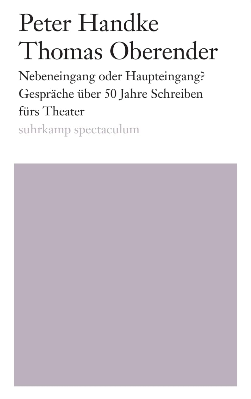 Nebeneingang oder Haupteingang? Contemporary literature Books
