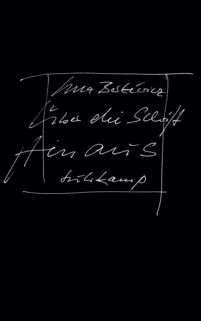 Über die Schrift hinaus Contemporary literature