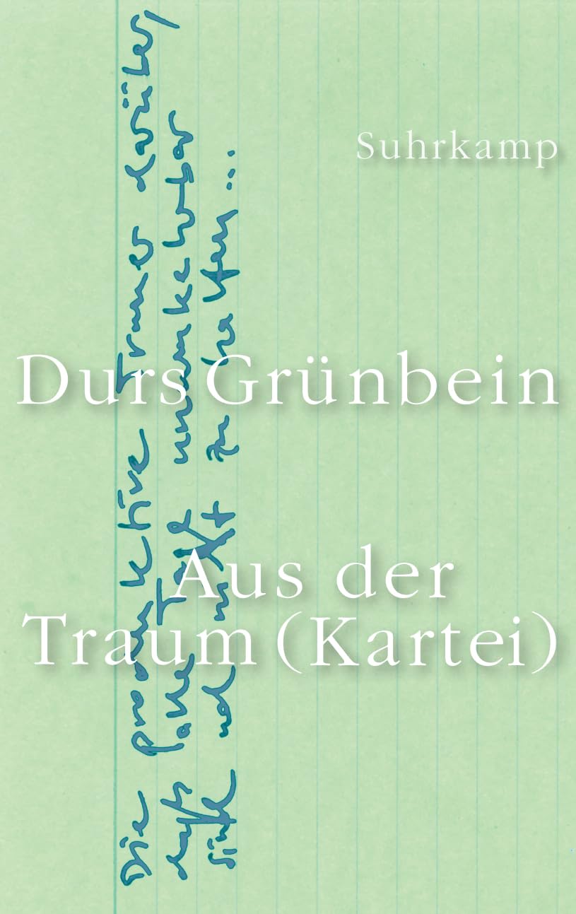 Aus der Traum (Kartei): Aufsätze und Notate Philosophy