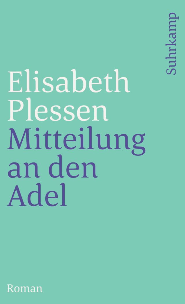Mitteilung an den Adel Contemporary literature Books