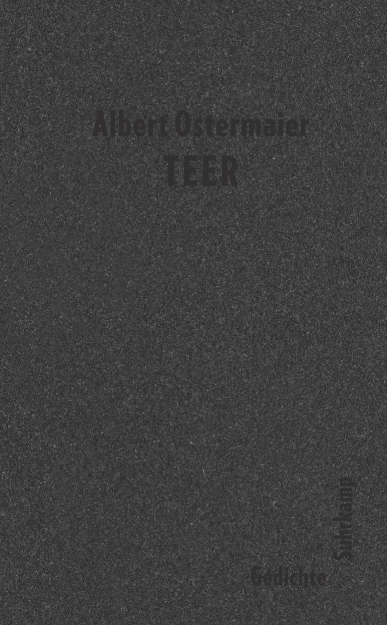 Teer: Gedichte (suhrkamp taschenbuch) Poetry