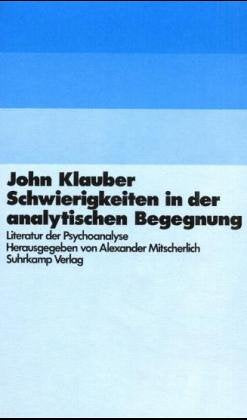 Schwierigkeiten in der analytischen Begegnung Psychology