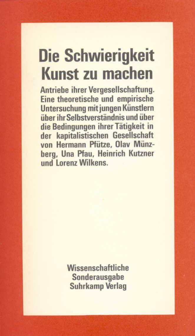 Die Schwierigkeit, Kunst zu machen – Antriebe ihrer Vergesellschaftung Law