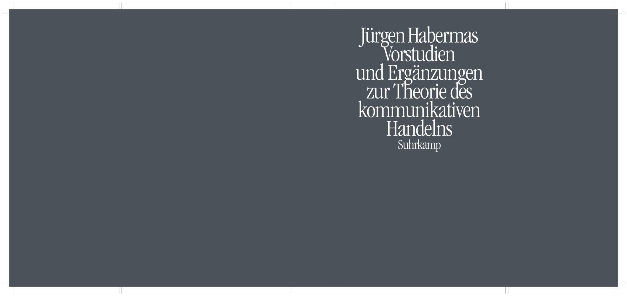 Vorstudien und Ergänzungen zur Theorie des kommunikativen Handelns Law
