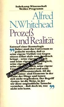 Prozeß und Realität. ( Weißes Programm). Entwurf einer Kosmologie Philosophy