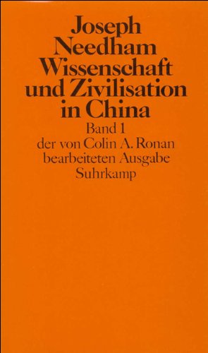 Wissenschaft und Zivilisation in China Philosophy