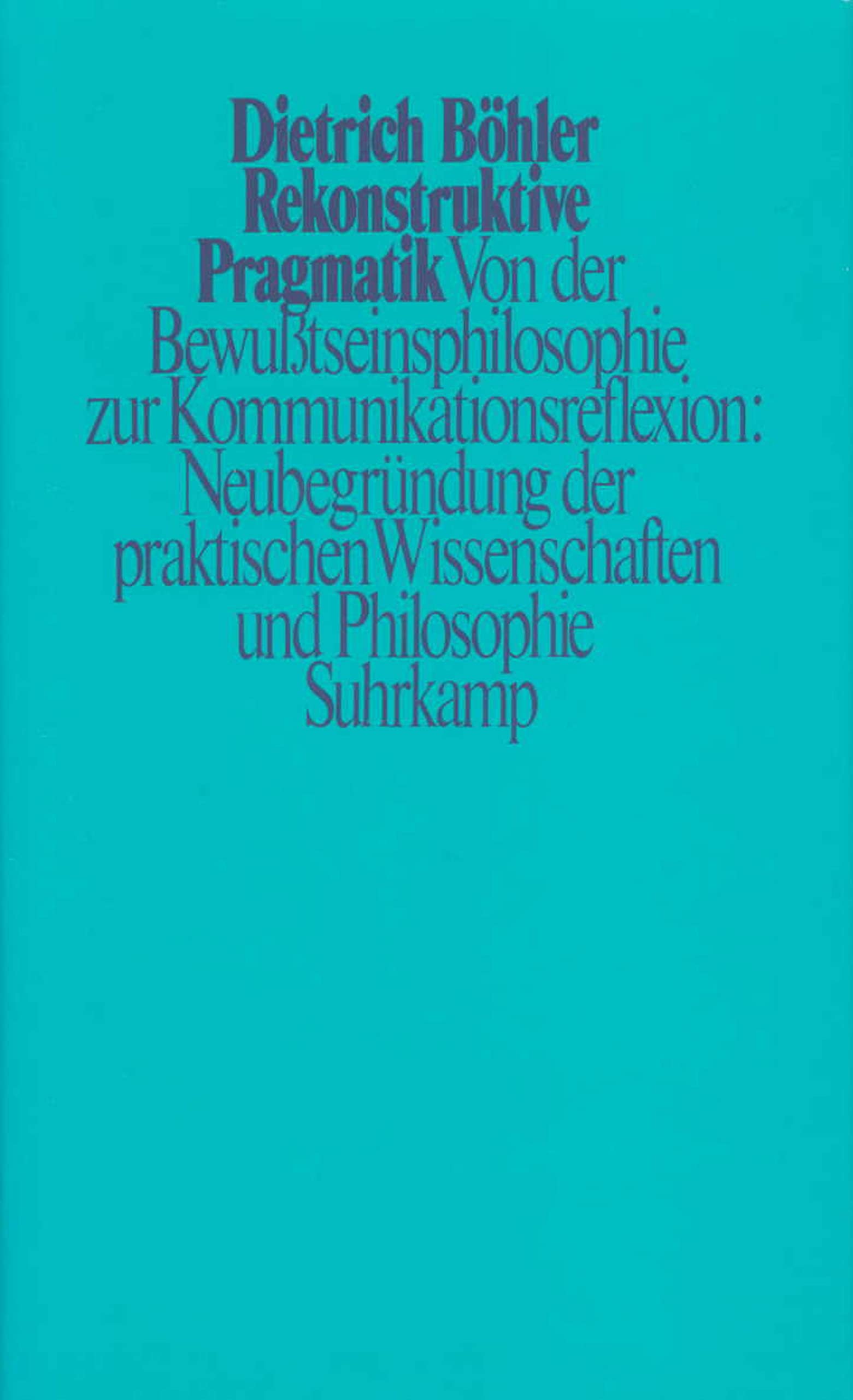 Product Image: Rekonstruktive Pragmatik
