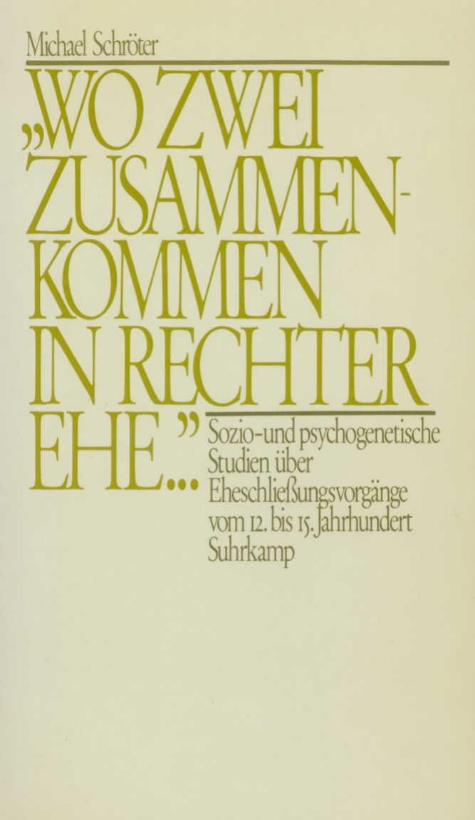 »Wo zwei zusammenkommen in rechter Ehe ...« Law