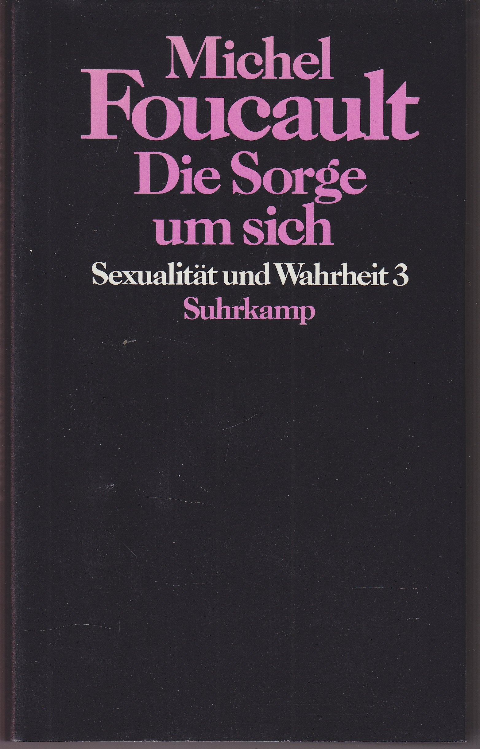 Sexualität und Wahrheit, Bd.3, Die Sorge um sich Philosophy