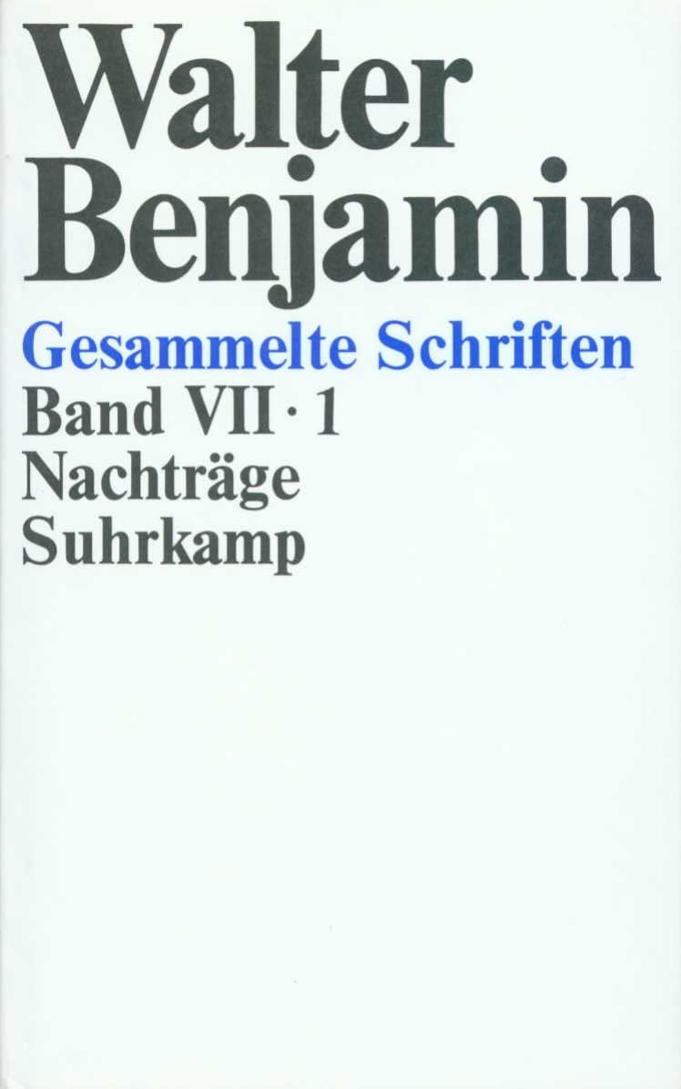 Gesammelte Schriften: VII: Nachträge. 2 Teilbände Philosophy