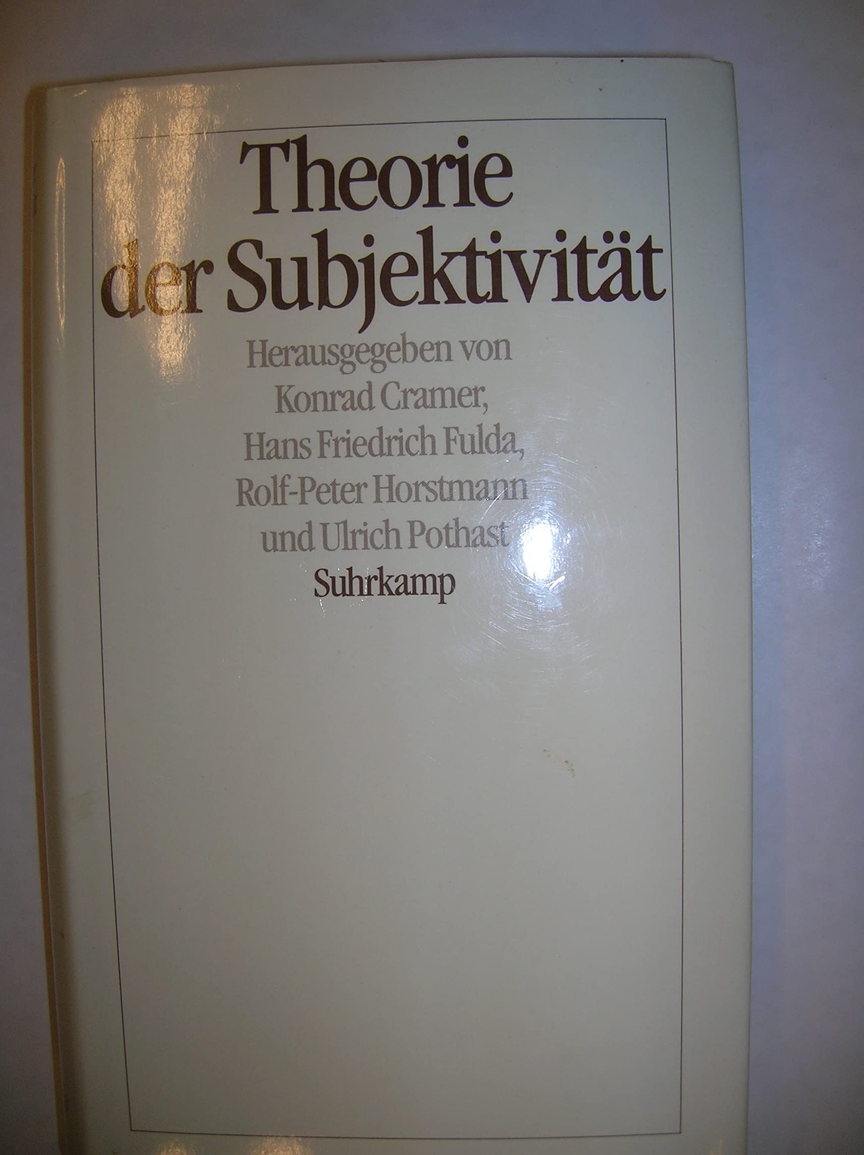 Theorie der Subjektivität Social Sciences