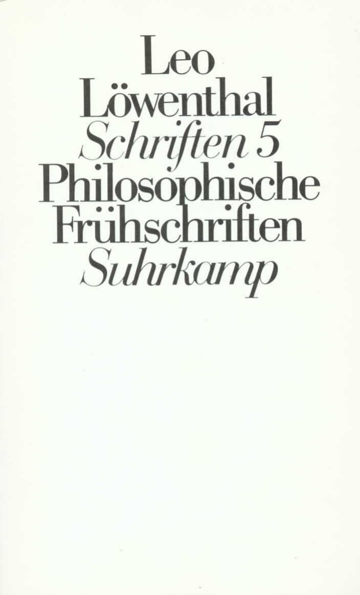 Schriften. 5 Bände: Band 5: Philosophische Frühschriften Philosophy