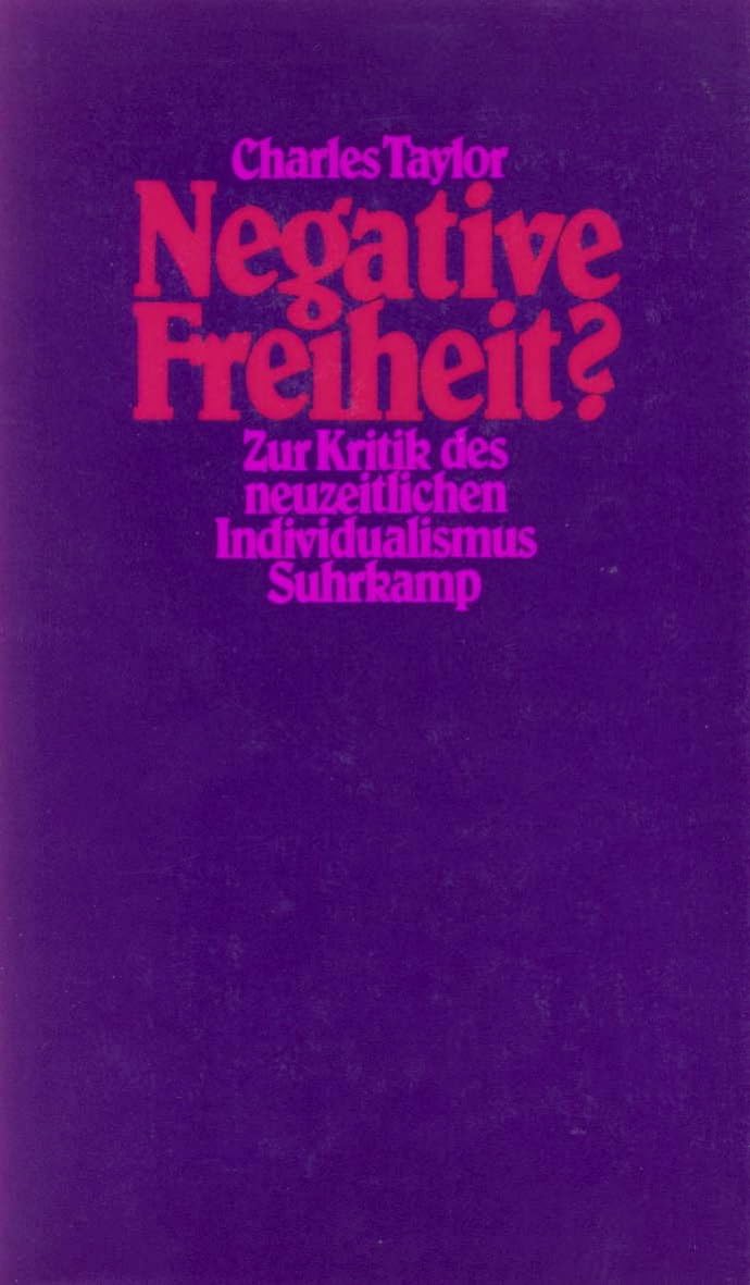 Negative Freiheit? Philosophy
