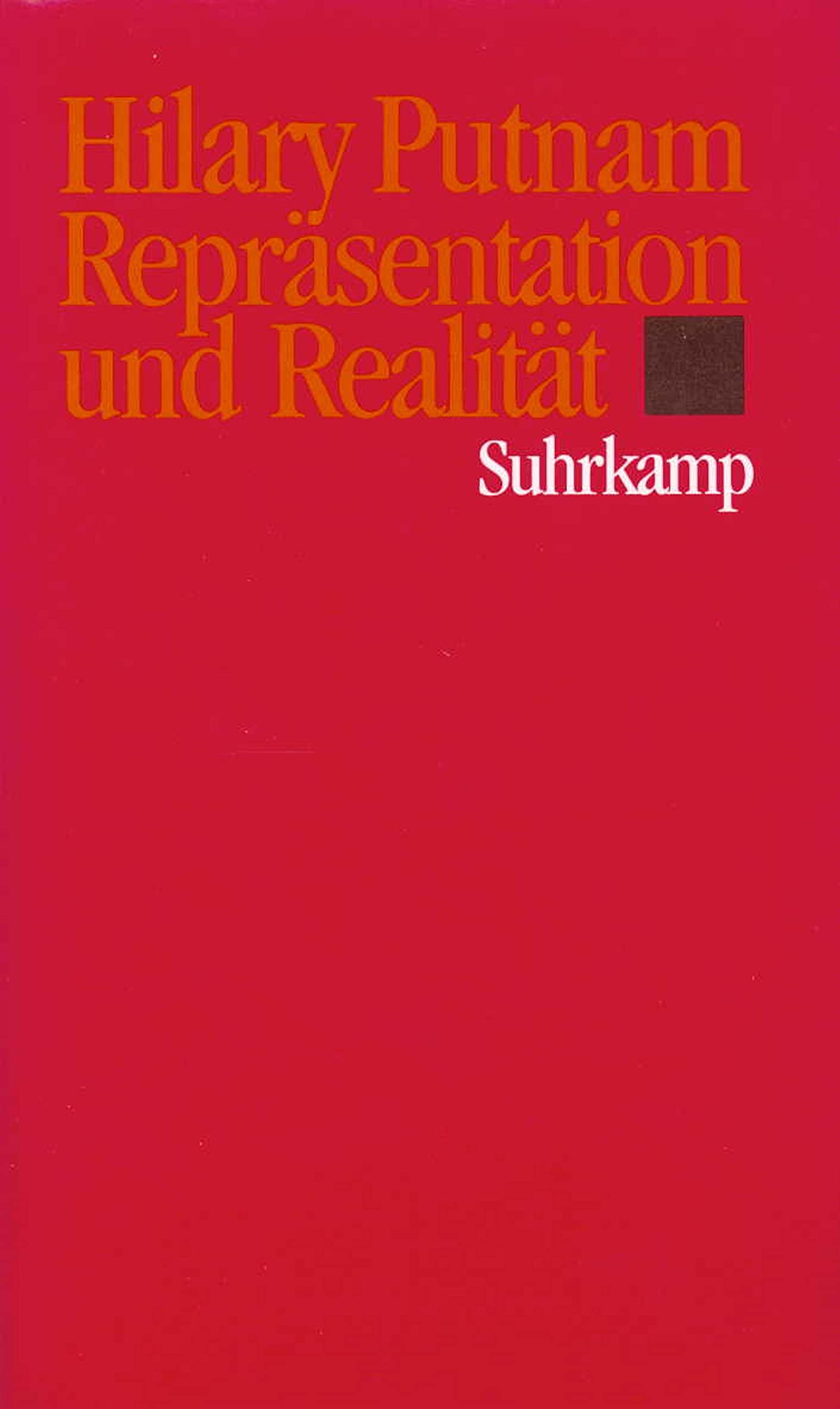 Repräsentation und Realität Philosophy