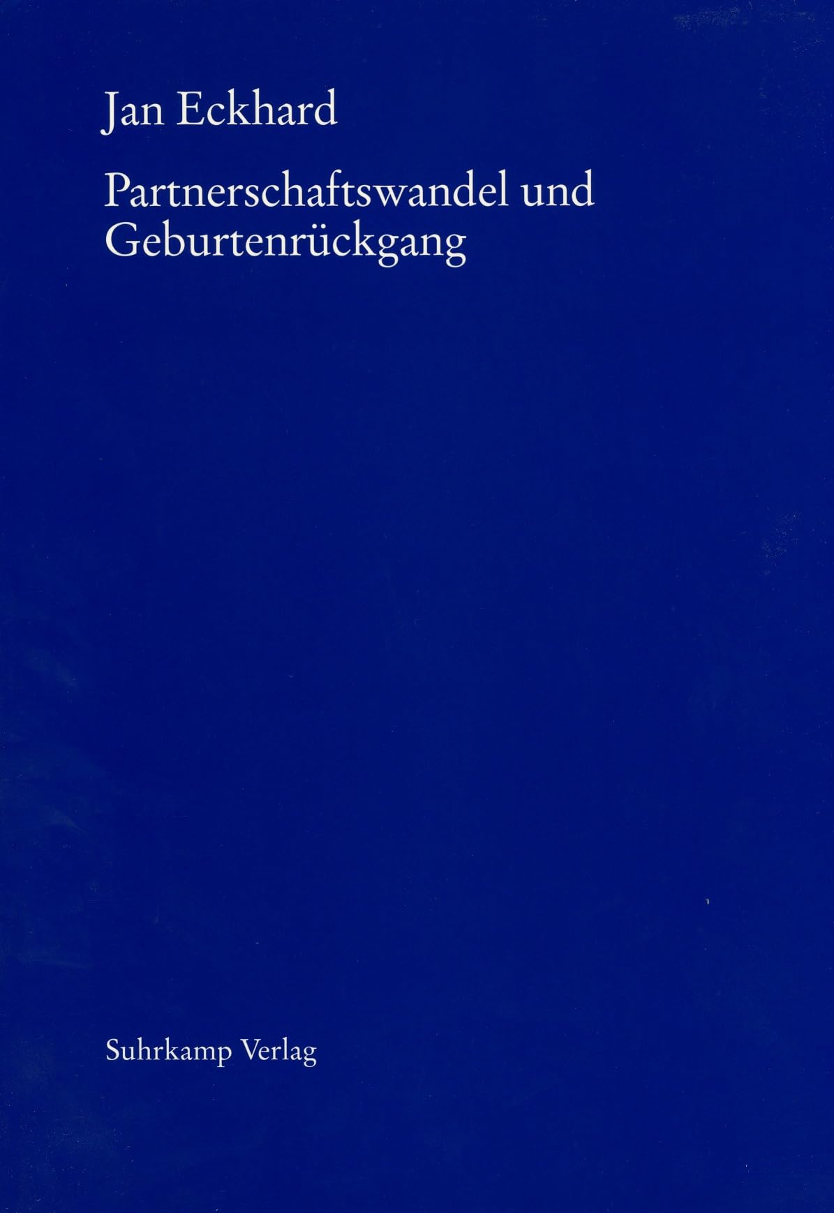 Partnerschaftswandel und Geburtenrückgang Law