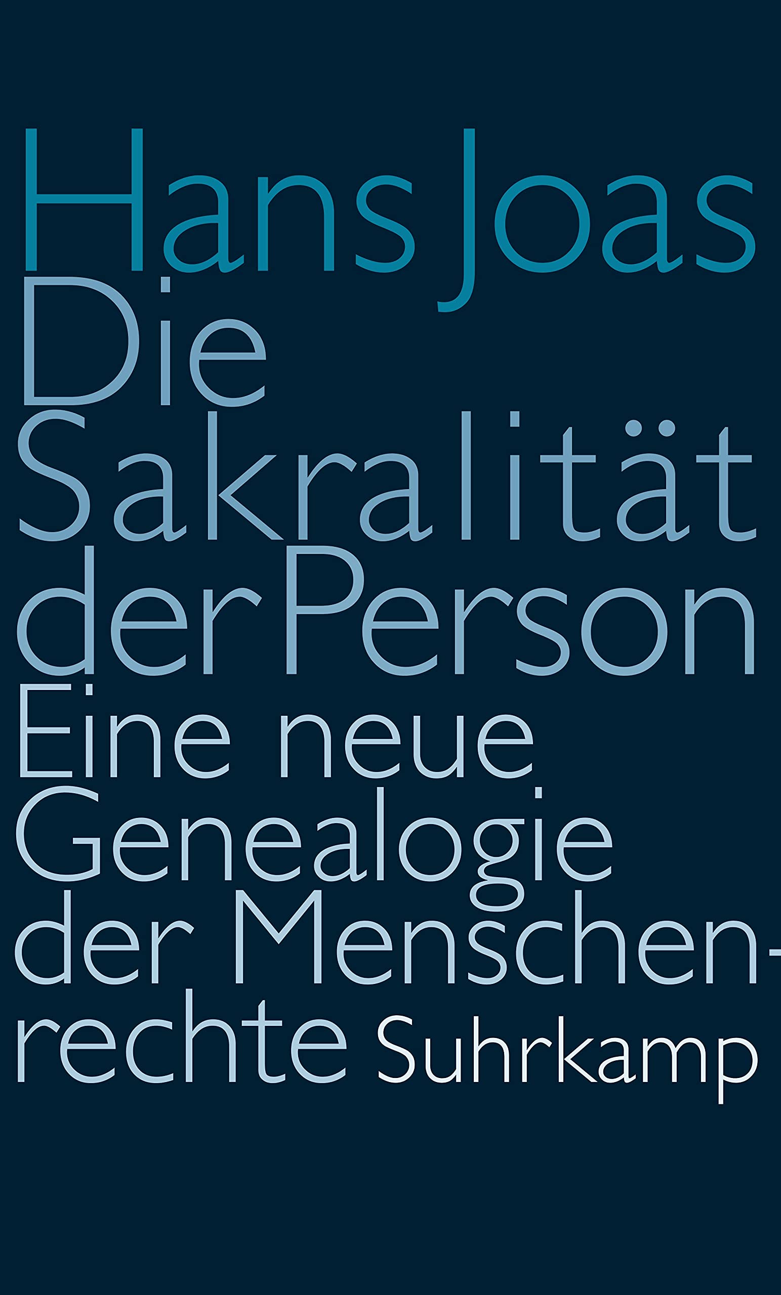 Die Sakralität der Person Law