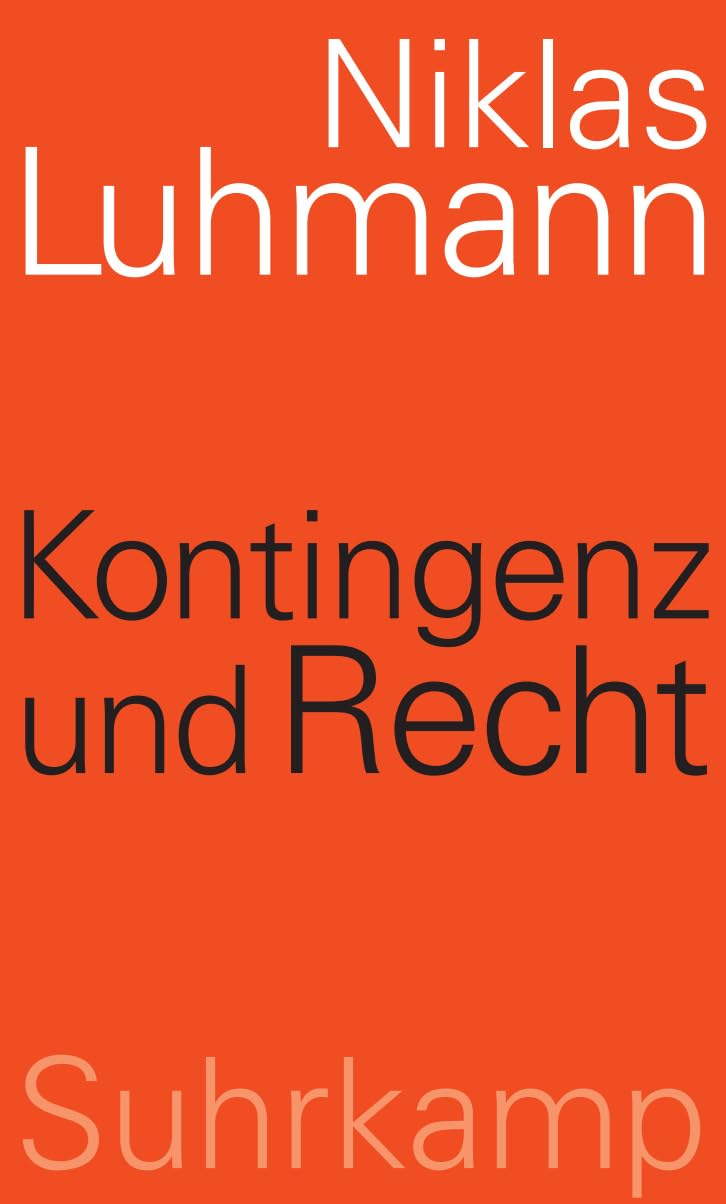 Product Image: Kontingenz und Recht