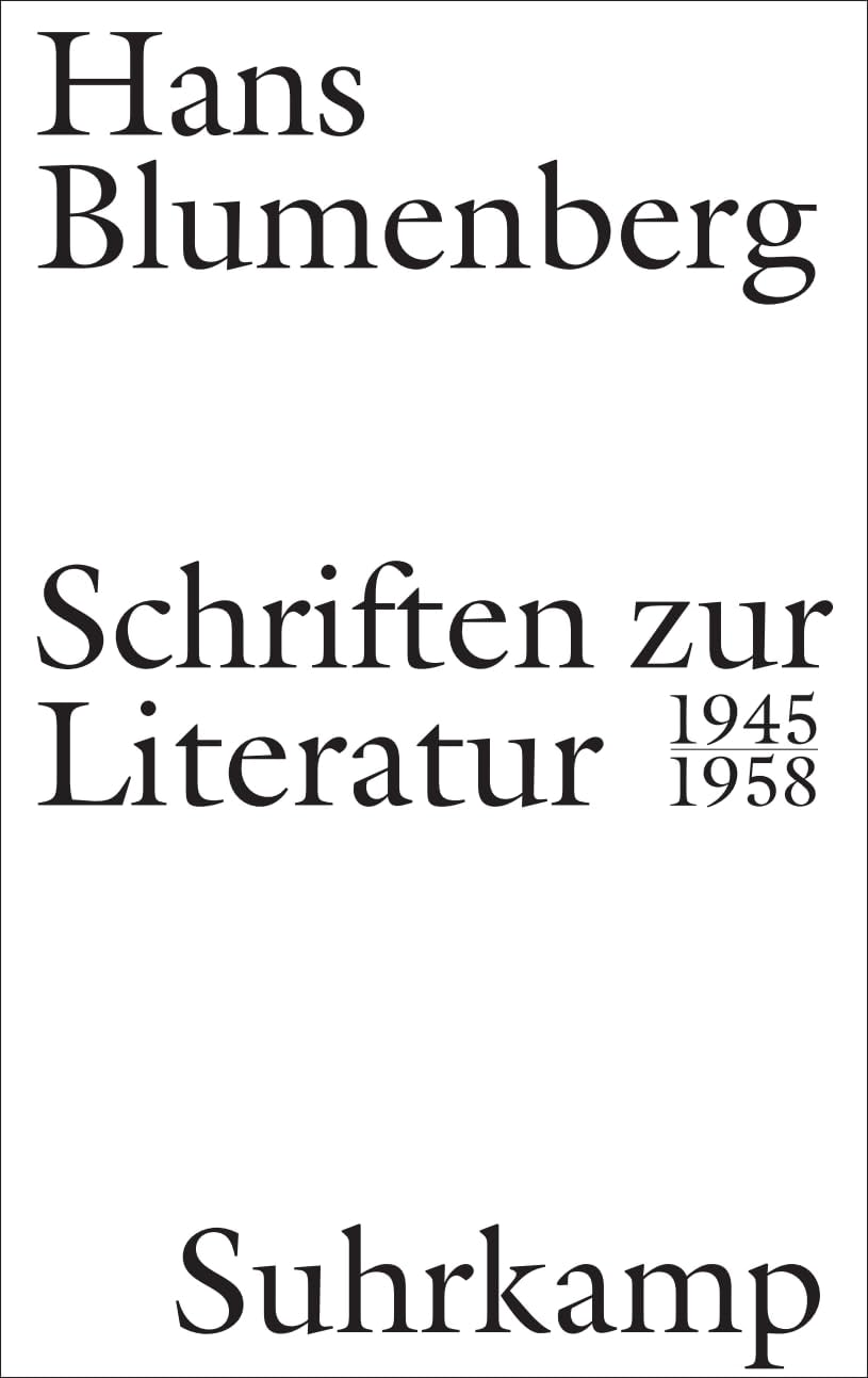 Schriften zur Literatur 1945-1958 Contemporary literature