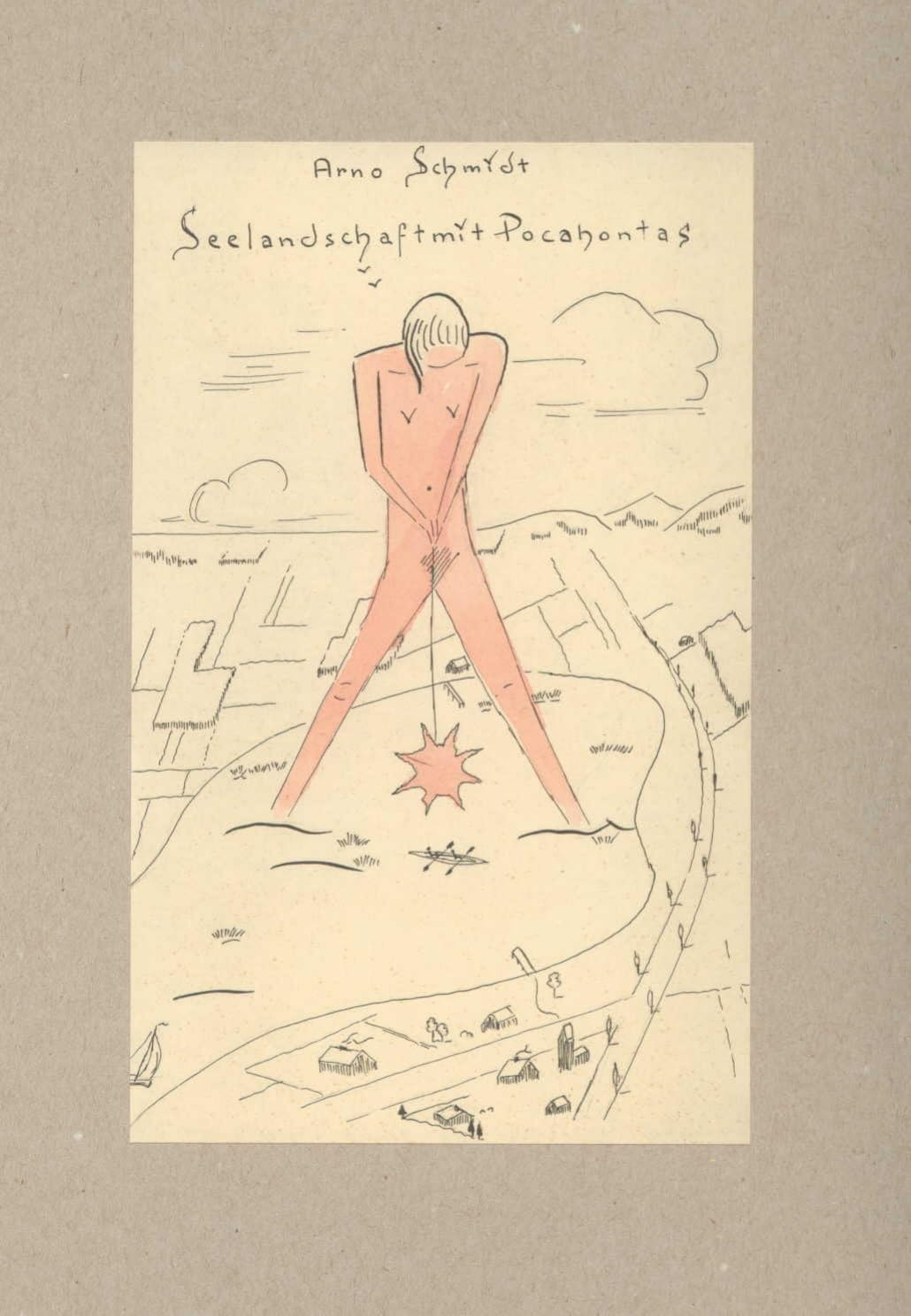 Seelandschaft mit Pocahontas: Zettel und andere Materialien. Mit Vierfarb-Faksimiles von Zetteln, Materialien und Manuskript Contemporary literature
