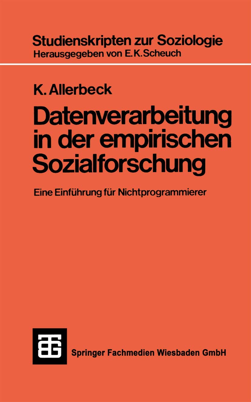 Datenverarbeitung in der empirischen Sozialforschung Law