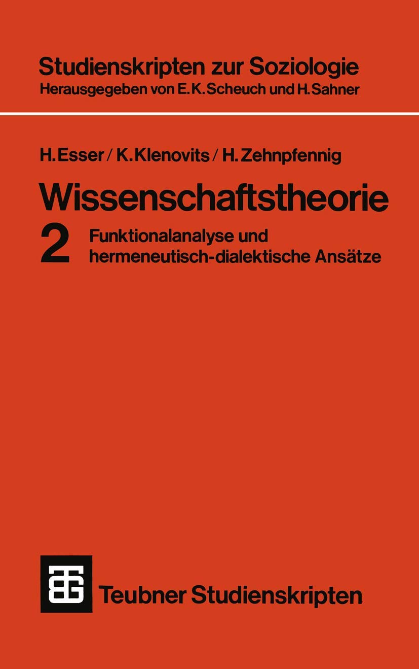 Wissenschaftstheorie 2 Social Sciences Books