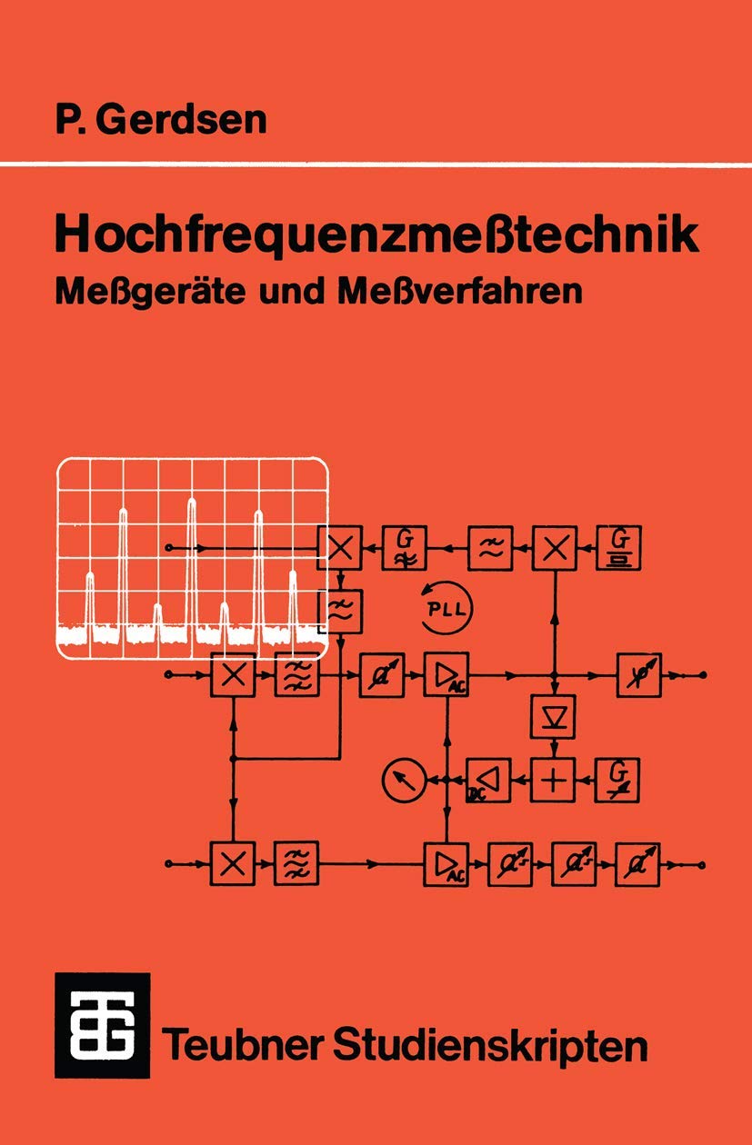 Product Image: Teubner Studienskripten, Bd.92, Hochfrequenzmeßtechnik: Meßgeräte und Meßverfahren (Teubner Studienskripte Technik)
