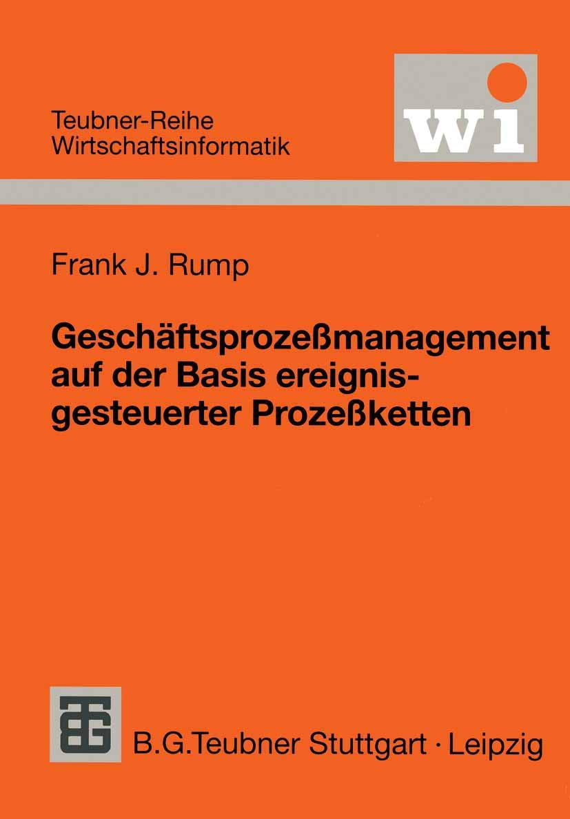 Geschäftsprozeßmanagement auf der Basis ereignisgesteuerter Prozeßketten Law