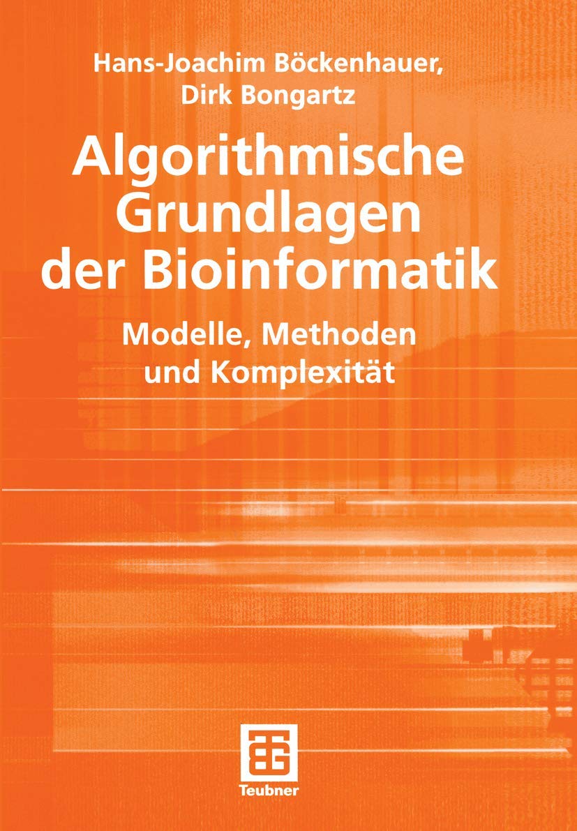 Product Image: Algorithmische Grundlagen der Bioinformatik