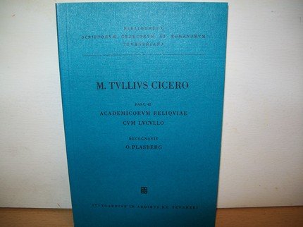 Academicorum reliquiae cum Lucullo. (Bd. 42) Philosophy