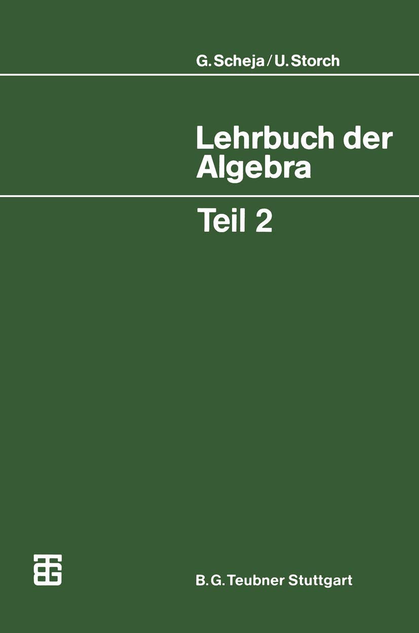 Lehrbuch der Algebra Mathematics Books