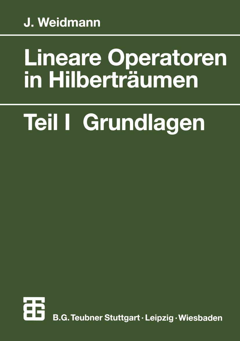 Lineare Operatoren in Hilberträumen Mathematics