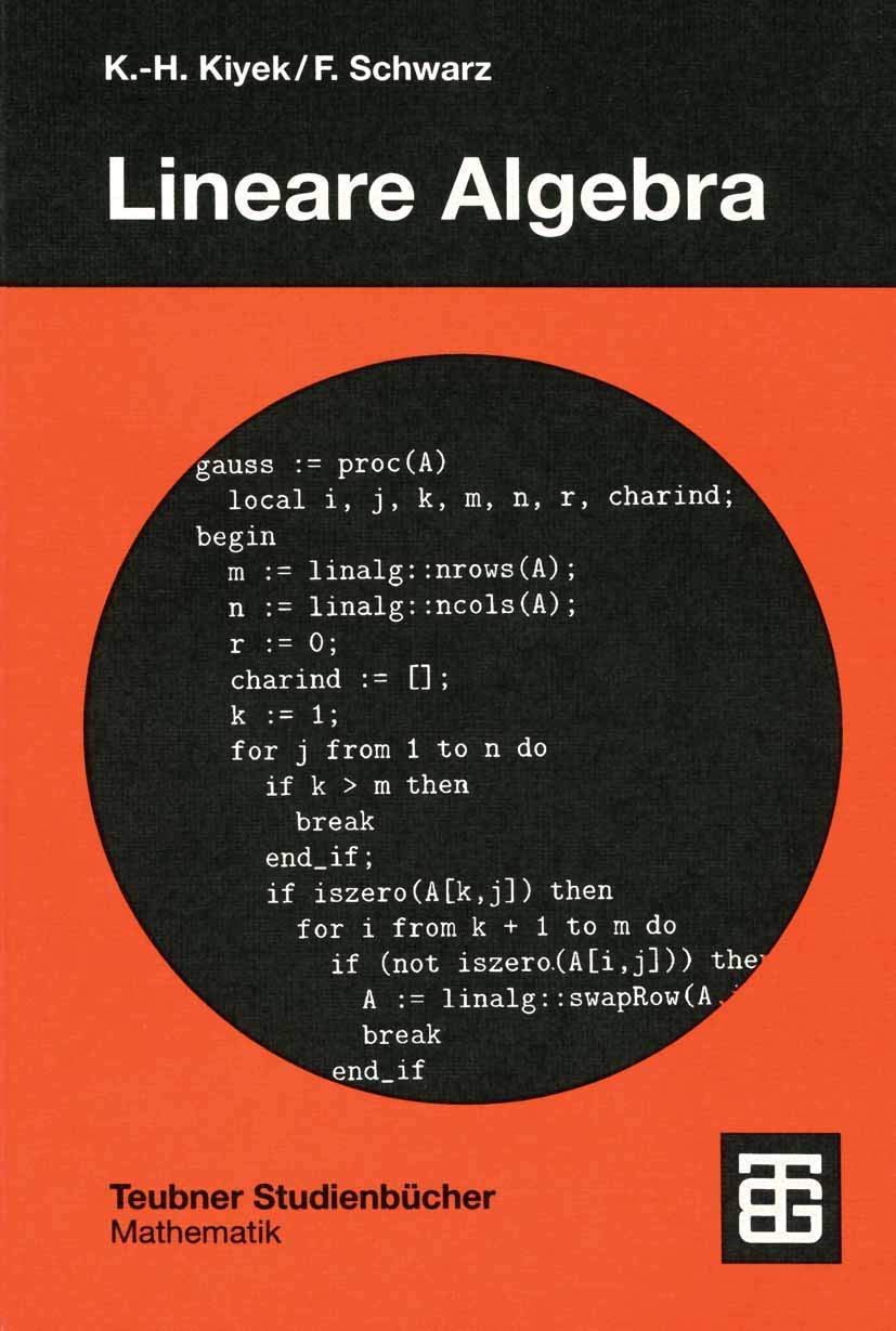 Lineare Algebra Computer Science