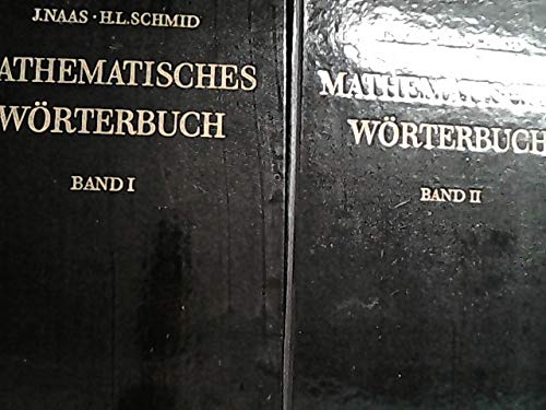 Mathematisches Wörterbuch: Mit Einbeziehung der theoretischen Physik Professional & Reference Books