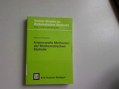 Angewandte Methoden der Mathematischen Statistik Mathematics Books