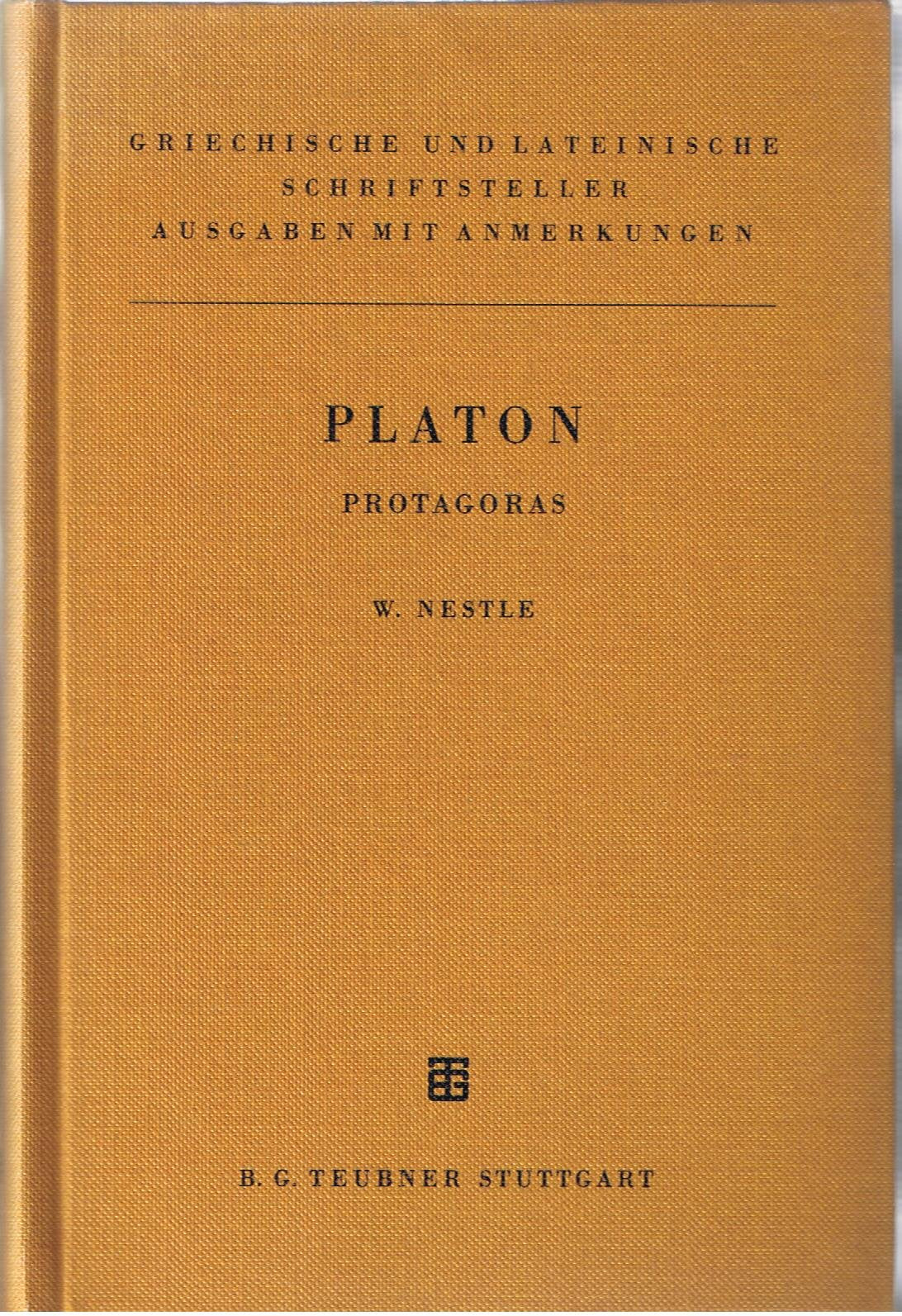 Protagoras (Griechische und lateinische Schriftsteller) book
