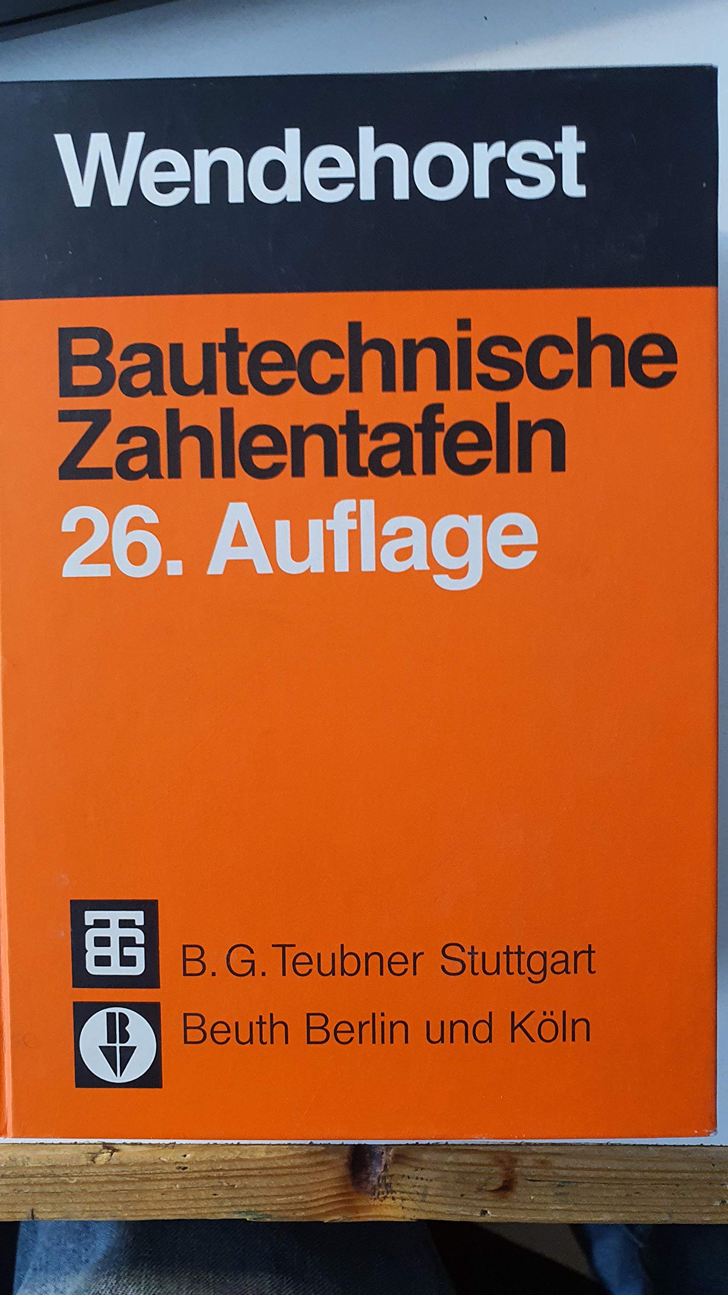 Bautechnische Zahlentafeln Architecture