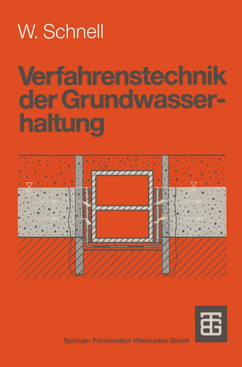 Verfahrenstechnik der Grundwasserhaltung book