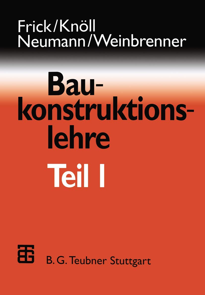 Product Image: Baukonstruktionslehre, Bd.1