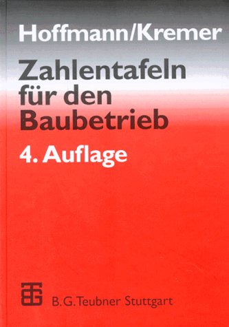 Zahlentafeln für den Baubetrieb Architecture