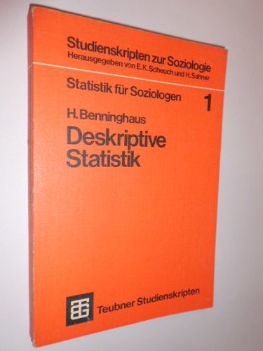 Statistik für Soziologen, Band 1: Deskriptive Statistik Books