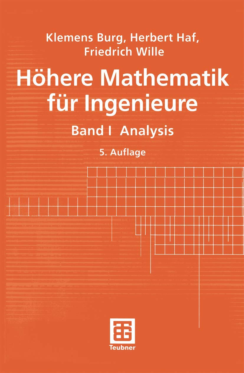 Höhere Mathematik für Ingenieure, 5 Bde., Bd.1, Analysis (Teubner-Ingenieurmathematik) Media & Communication