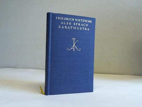 Also sprach Zarathustra. Books