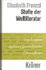 Stoffe der Weltliteratur: Ein Lexikon dichtungsgeschichtlicher Längsschnitte (Kröners Taschenausgaben (KTA)) Contemporary literature