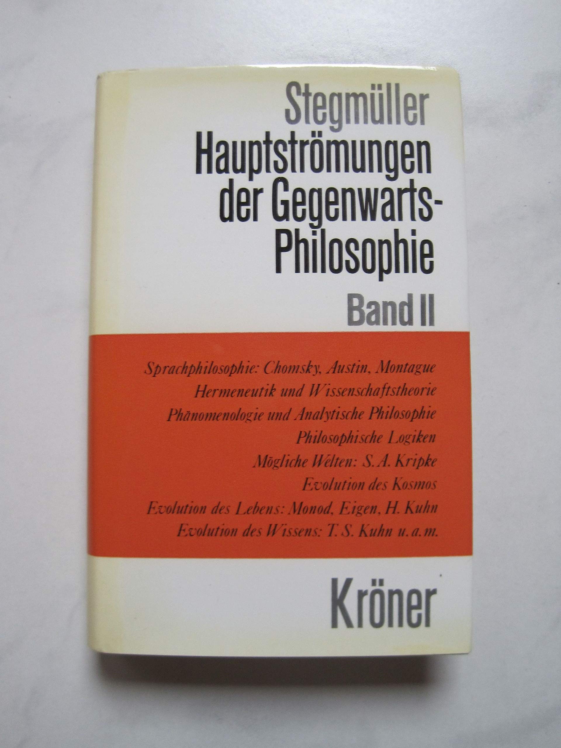 Hauptströmungen der Gegenwartsphilosophie, Bd. 2: Eine kritische Einführung Books