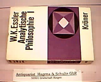 Analytische Philosophie, I: Methodenlehre, Sprachphilosophie, Ontologie, Erkenntnistheorie Books