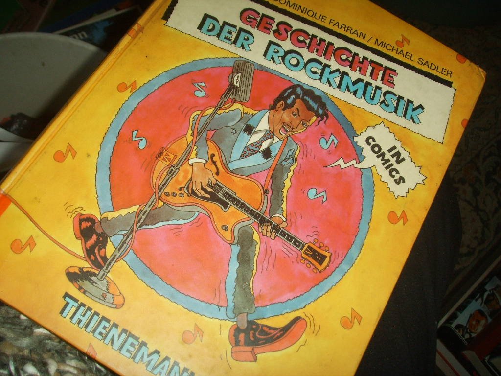 Geschichte der Rockmusik in Comics Sheet Music
